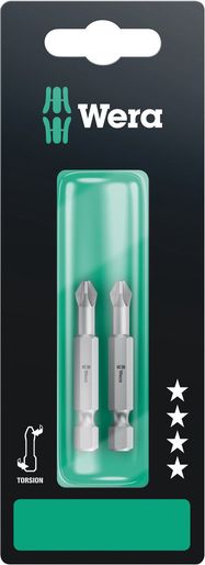 855/4 TZ SB bits, 2 x PZ 2x50, Wera