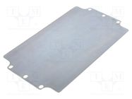 Mounting plate; steel; Plating: zinc RAYCHEM RPG