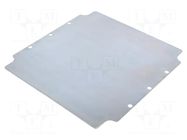 Mounting plate; steel; Plating: zinc RAYCHEM RPG
