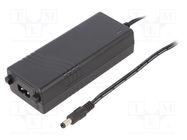 Power supply: switching; 12VDC; 4A; Out: 5,5/2,5; 48W; 80÷264VAC XP POWER