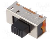 Switch: slide; Pos: 2; SPDT; 0.3A/30VDC; ON-ON; PCB,THT; -10÷60°C KNITTER-SWITCH