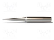 Tip; conical; 0.8mm; for soldering irons; 3pcs. WELLER