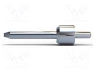 Tip; chisel; 2mm; for soldering irons; 3pcs. WELLER