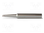 Tip; chisel; 2.4mm; for soldering irons; 3pcs. WELLER