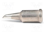 Tip; conical sloped; 2.4mm; for gas soldering iron; 3pcs. 