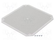 Mounting plate; plastic; perforated FIBOX