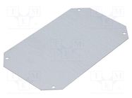 Mounting plate; zinc-plated steel FIBOX