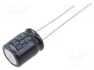 Capacitor: electrolytic; THT; 15uF; 100VDC; Ø10x12.5mm; ±20%; 2000h SAMWHA