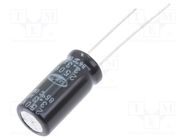 Capacitor: electrolytic; bipolar; THT; 3.3uF; 250VDC; Ø10x20mm SAMWHA