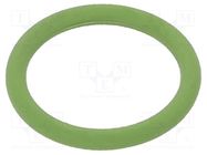 O-ring gasket; FPM; Thk: 1.5mm; Øint: 11mm; green; -20÷200°C 