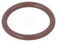 O-ring gasket; FPM; Thk: 2.5mm; Øint: 18mm; brown; -20÷200°C ORING USZCZELNIENIA TECHNICZNE