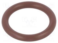 O-ring gasket; FPM; Thk: 3.5mm; Øint: 20mm; brown; -20÷200°C 