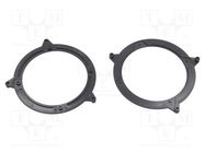 Speaker frame; 130mm; BMW; BMW 3 (E46 cabrio) 2000->2007; 2pcs. ACV