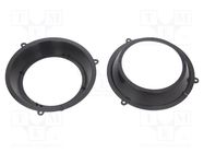 Speaker frame; 165mm; Fiat; Fiat Panda (169) 2003->2012; 2pcs. ACV