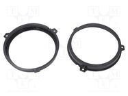 Speaker frame; 165mm; Fiat; Fiat Panda (169) 2003->2012; 2pcs. ACV