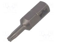 Screwdriver bit; Torx® PLUS; 9IP; 1/4"; Overall len: 25mm WIHA