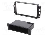 Radio frame; Chevrolet; 2 DIN; black ACV