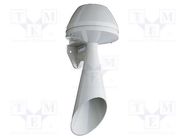 Signaller: sound; membrane siren; 230VDC; 108dB; 570; IP55; Mat: ABS WERMA