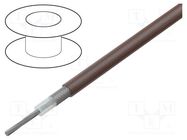 Wire: coaxial; RG179BU; stranded; CCS; FEP; brown or white; 2.5mm HELUKABEL