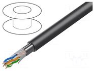 Wire; F/UTP; 4x2x24AWG; 5e; for direct burial,outdoor; wire; Cu DIGITUS