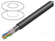 Wire; F/UTP; 4x2x23AWG; 6; for direct burial,outdoor; wire; Cu DIGITUS