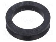 V-ring washer; NBR caoutchouc; Shaft dia: 17.5÷19mm; L: 5.5mm 