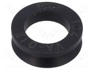 V-ring washer; NBR caoutchouc; Shaft dia: 11.5÷12.5mm; L: 5.5mm 