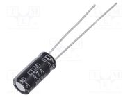 Capacitor: electrolytic; low ESR; THT; 100uF; 25VDC; Ø5x11mm; ±20% SAMXON