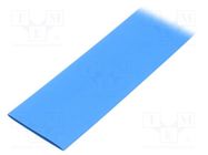 Heat shrink sleeve; glueless; 2: 1; 32mm; L: 1m; blue; polyolefine TASKER