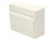 Enclosure: for modular components; IP40; No.of mod: 10 HAGER