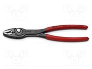 Pliers; handles with plastic grips; Pliers len: 200mm KNIPEX