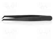 Tweezers; Blade tip shape: sharp; Tweezers len: 110mm; ESD 