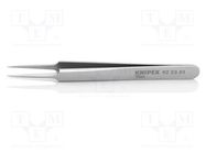 Tweezers; 110mm; Blades: narrowed; Blade tip shape: sharp 