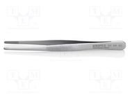 Tweezers; 120mm; Blade tip shape: rounded; universal 