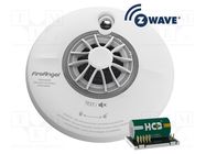 Meter: heat detector; 132x60mm; 4÷38°C; Interface: Z-Wave FIREANGEL