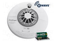 Meter: heat detector; 132x60mm; 4÷38°C; Interface: Z-Wave FIREANGEL