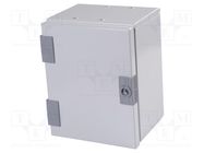 Enclosure: wall mounting; X: 200mm; Y: 250mm; Z: 160mm; orion+; steel HAGER