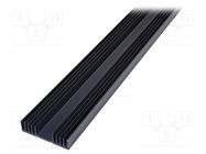 Heatsink: extruded; grilled; black; L: 1000mm; W: 97mm; H: 25mm SEIFERT ELECTRONIC