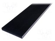 Heatsink: extruded; grilled; black; L: 1000mm; W: 200mm; H: 25mm SEIFERT ELECTRONIC