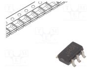 IC: digital; buffer,inverting,line driver; Ch: 1; CMOS; SMD; SOT23 