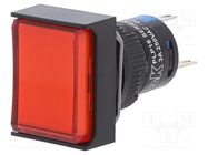 Switch: push-button; Pos: 2; 5A/250VAC; ON-(ON); IP65; Illumin: LED C&K