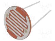 Photoresistor; 500mW; 10÷20kΩ; 560nm; THT; ØLED: 20mm; 500VDC NTE Electronics