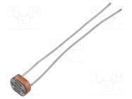 Photoresistor; 90mW; 5÷10kΩ; 540nm; THT; ØLED: 5mm; 150VDC NTE Electronics