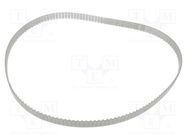 Timing belt; T5; W: 12mm; H: 2.2mm; Lw: 725mm; Tooth height: 1.2mm OPTIBELT