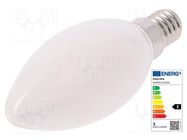 LED lamp; warm white; E14; 230VAC; 250lm; P: 2.2W; 2700K; CRImin: 80 PHILIPS