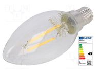 LED lamp; warm white; E14; 230VAC; 250lm; P: 2W; 2700K; CRImin: 80 PHILIPS