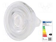 LED lamp; warm white; GU5,3; 12VAC; 621lm; P: 7W; 36°; 3000K PHILIPS