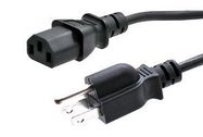 POWER CORD, NEMA 5-15P-IEC 320 C13, 1FT