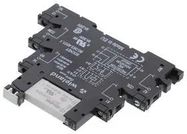 RELAY COUPLER, SPDT, 24VDC, 6A, DIN RAIL
