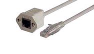 ENET CABLE, CAT5E, RJ45 PLUG-RCPT, 3FT